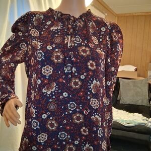 Maison d' Ame'lie Floral Print Women's Top